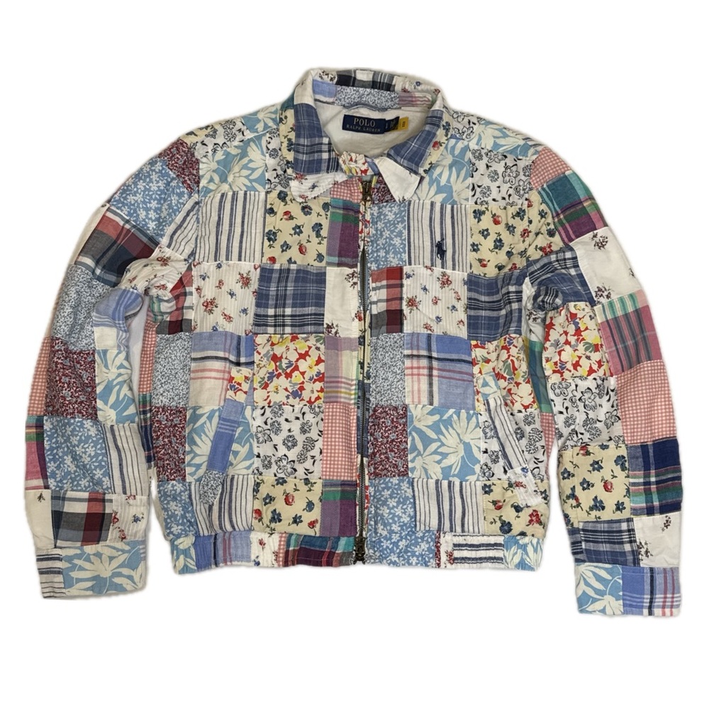 Ralph Lauren Multicolor Patchwork Quilted Jacket size S